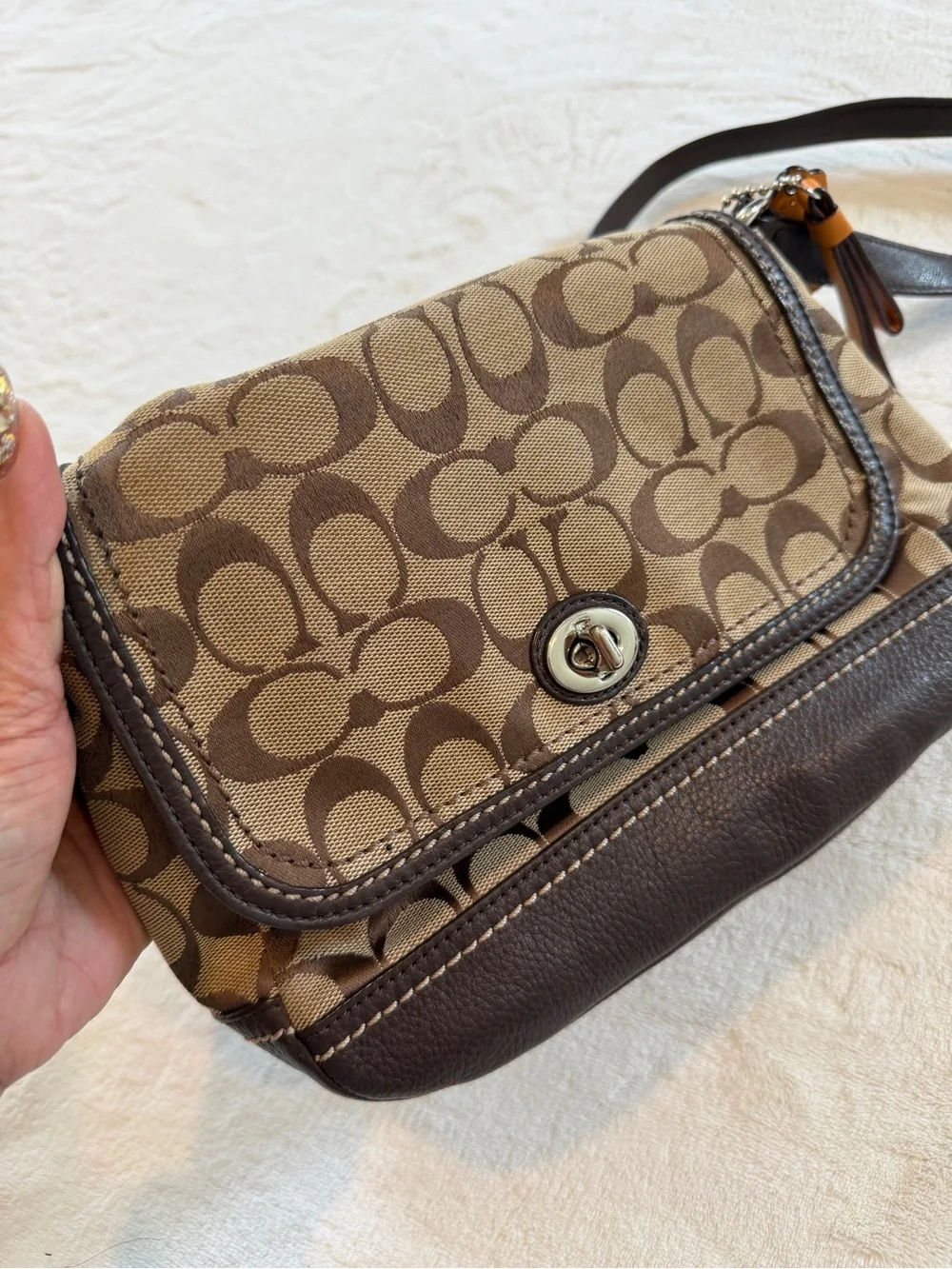 Coach Park Signature Flap Crossbody